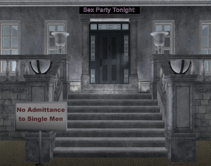 no single men admitted to sex party